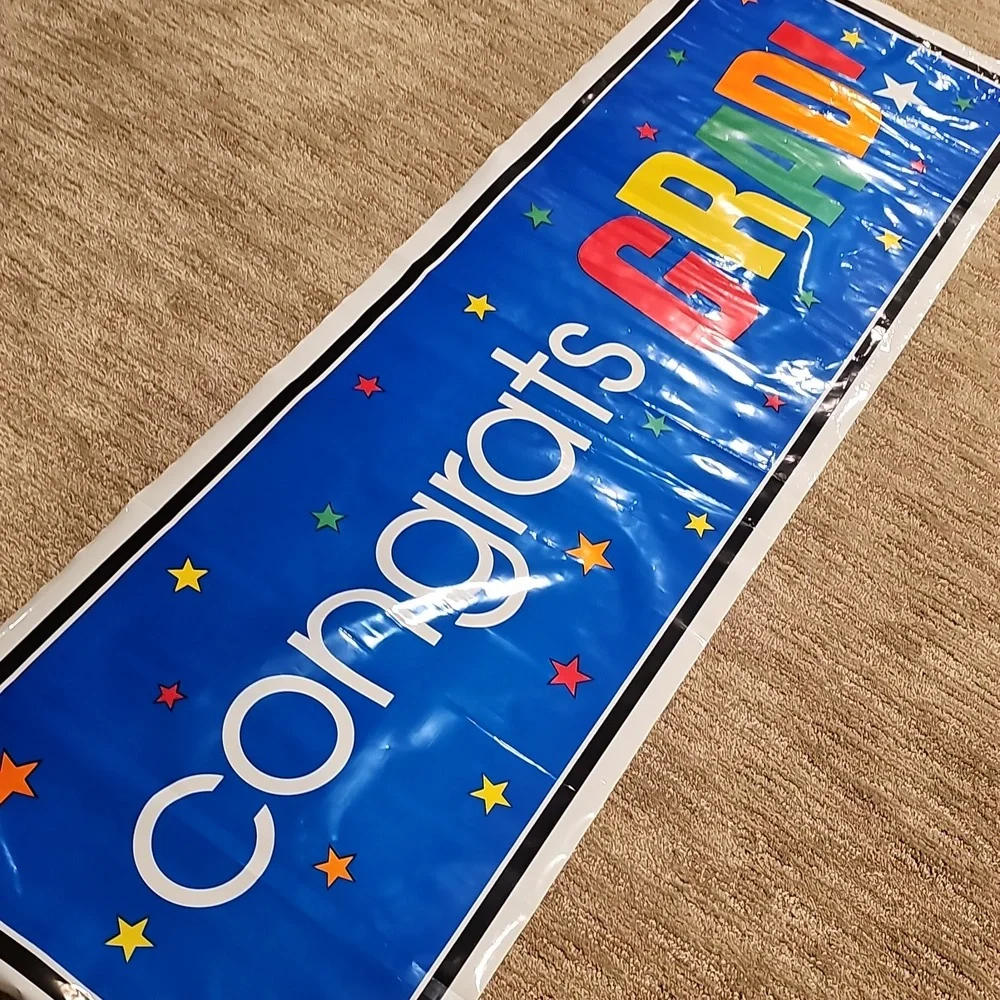 Colorful Graduation Banner - 20x65